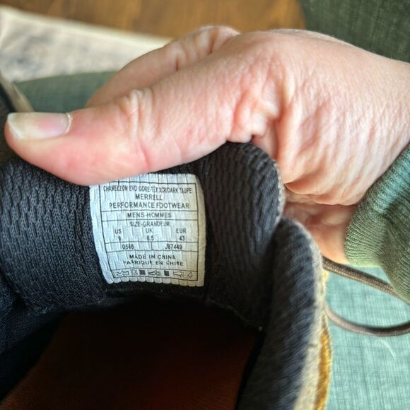 Merrell Men’s Chameleon Evo Gore-Tex performance hiking footwear boots sz 9 EUC! - Picture 9 of 9